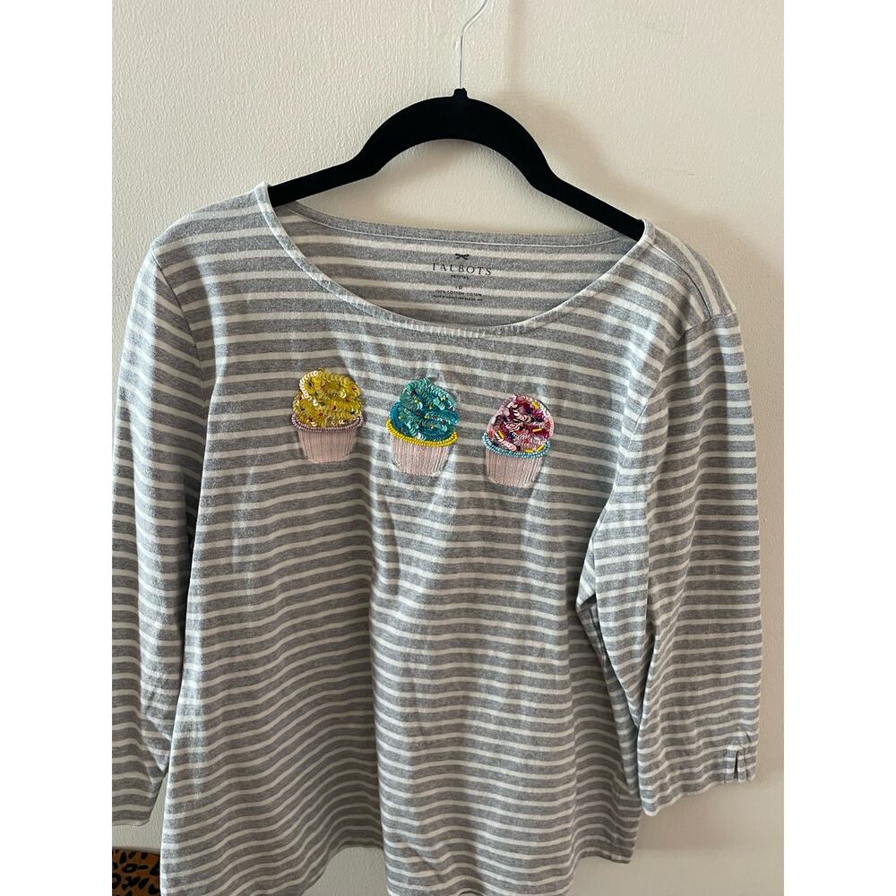 Talbots long sleeves Cup Cake blouse